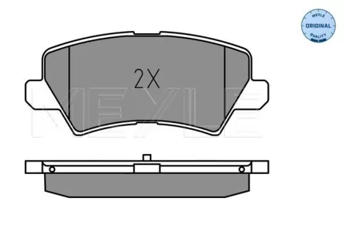MEYLE Brake Pad Set, disc brake (025 229 0115)