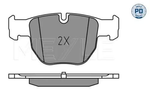 MEYLE Brake Pad Set, disc brake (025 233 9719/PD)