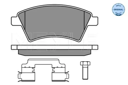 MEYLE Brake Pad Set, disc brake (025 243 9116/W)
