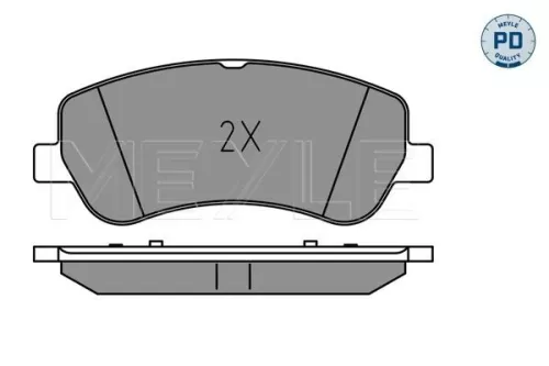 MEYLE Brake Pad Set, disc brake (025 248 6720/PD)