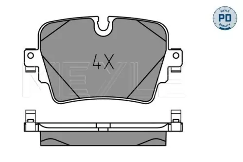 MEYLE Brake Pad Set, disc brake (025 257 4217/PD)