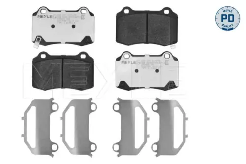 MEYLE Brake Pad Set, disc brake (025 257 4315/PD)