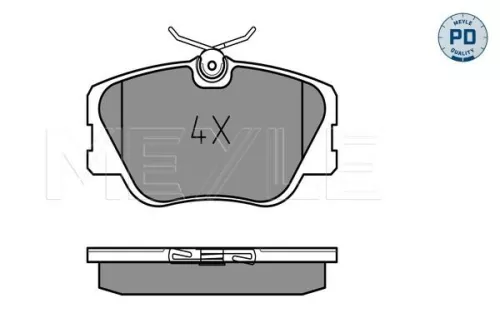 MEYLE Brake Pad Set, disc brake (025 209 4119/PD)