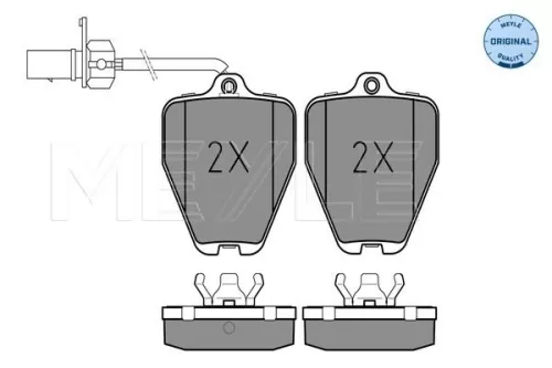 MEYLE Brake Pad Set, disc brake (025 214 5218/W)
