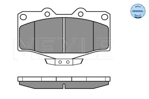 MEYLE Brake Pad Set, disc brake (025 216 7915/W)