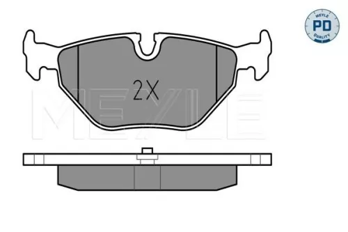 MEYLE Brake Pad Set, disc brake (025 219 3417/PD)