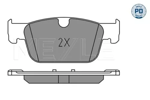 MEYLE Brake Pad Set, disc brake (025 220 9817/PD)