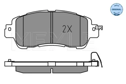 MEYLE Brake Pad Set, disc brake (025 222 3515)