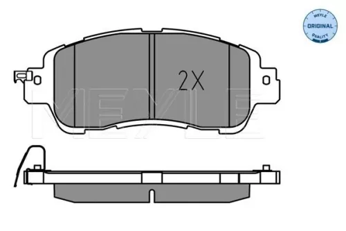 MEYLE Brake Pad Set, disc brake (025 222 3515)