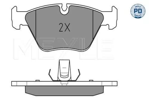 MEYLE Brake Pad Set, disc brake (025 231 8320/PD)