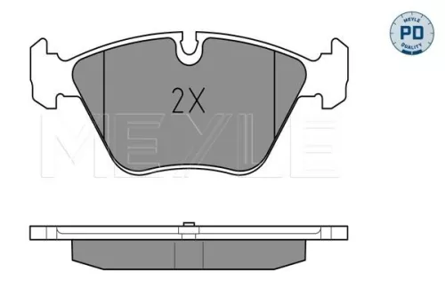 MEYLE Brake Pad Set, disc brake (025 231 8320/PD)