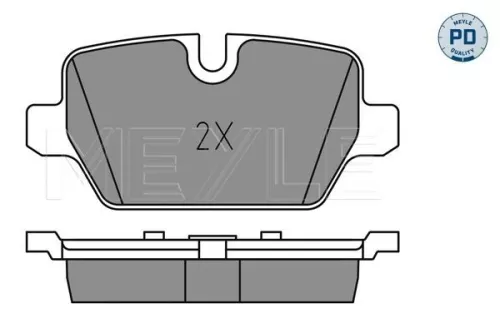 MEYLE Brake Pad Set, disc brake (025 236 2316/PD)