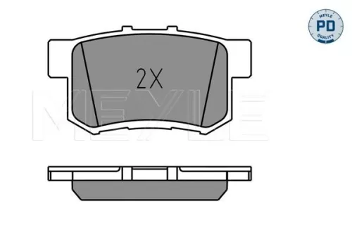 MEYLE Brake Pad Set, disc brake (025 237 3615/PD)
