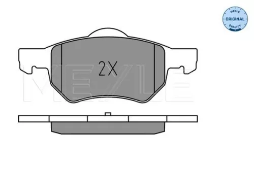 MEYLE Brake Pad Set, disc brake (025 238 0718)