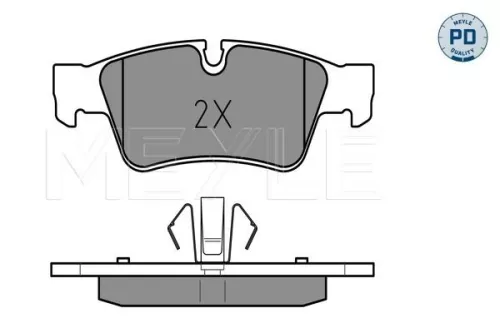 MEYLE Brake Pad Set, disc brake (025 239 2318/PD)