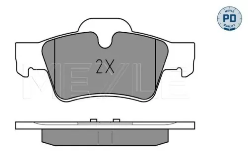 MEYLE Brake Pad Set, disc brake (025 239 2318/PD)