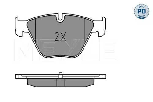 MEYLE Brake Pad Set, disc brake (025 246 8820/PD)