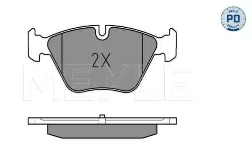 MEYLE Brake Pad Set, disc brake (025 246 9719/PD)
