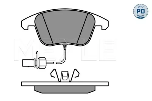 MEYLE Brake Pad Set, disc brake (025 247 0520/PD)