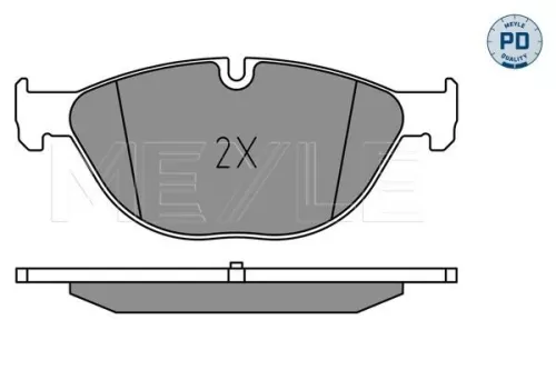 MEYLE Brake Pad Set, disc brake (025 250 4519/PD)