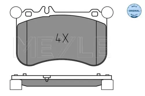 MEYLE Brake Pad Set, disc brake (025 252 1917)