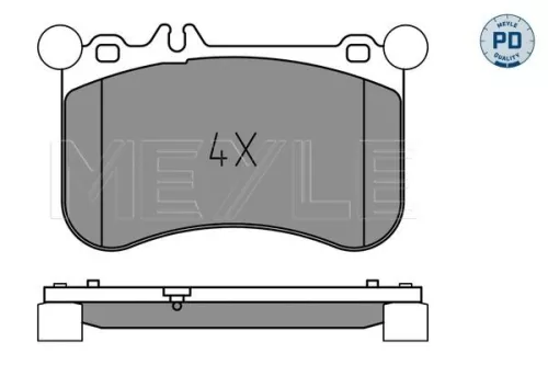 MEYLE Brake Pad Set, disc brake (025 252 1917/PD)