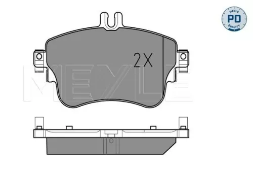 MEYLE Brake Pad Set, disc brake (025 253 2619/PD)