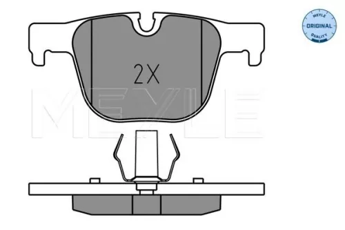 MEYLE Brake Pad Set, disc brake (025 255 1417)