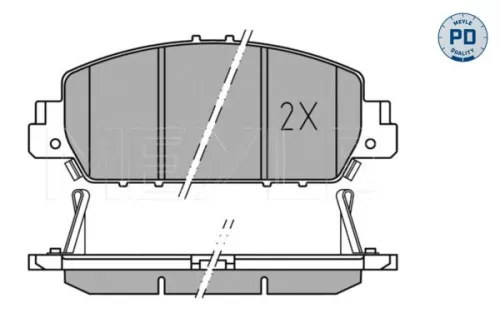 MEYLE MEYLE (025 257 9216/PD) Front MEYLE Brake Pad Set 