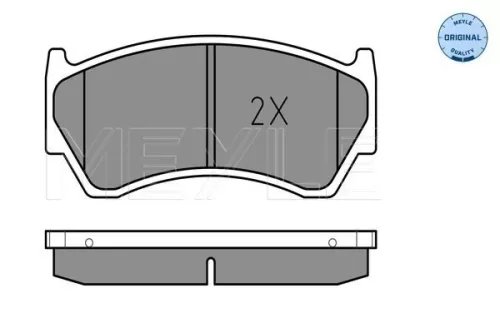 MEYLE Brake Pad Set, disc brake (025 230 0415/W)