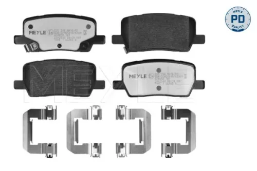 MEYLE Brake Pad Set, disc brake (025 246 9616/PD)