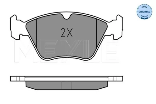 MEYLE Brake Pad Set, disc brake (025 214 1117)