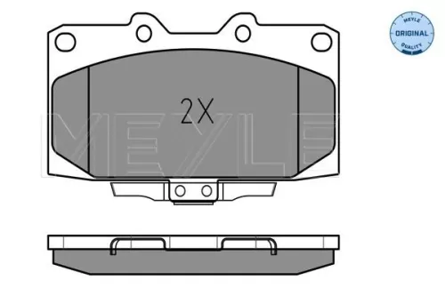 MEYLE Brake Pad Set, disc brake (025 218 5415/W)