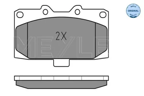 MEYLE Brake Pad Set, disc brake (025 218 5415/W)