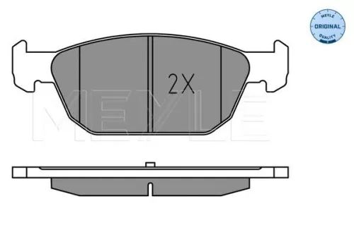 MEYLE Brake Pad Set, disc brake (025 258 0417)