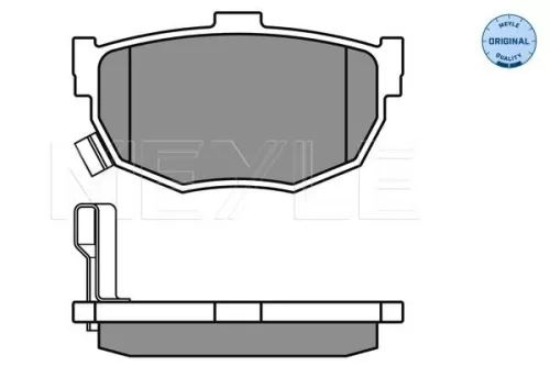 MEYLE Brake Pad Set, disc brake (025 215 5314/W)