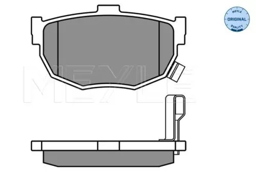 MEYLE Brake Pad Set, disc brake (025 215 5314/W)