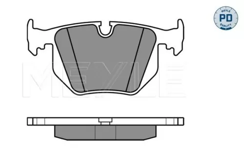 MEYLE Brake Pad Set, disc brake (025 234 4717/PD)