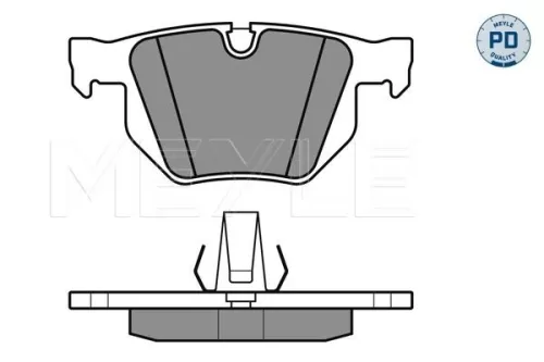 MEYLE Brake Pad Set, disc brake (025 234 4717/PD)