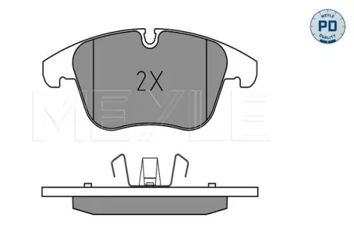 MEYLE Brake Pad Set, disc brake (025 240 8418/PD)