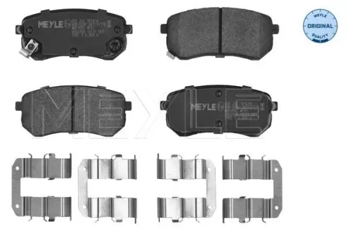 MEYLE Brake Pad Set, disc brake (025 242 7614/W)