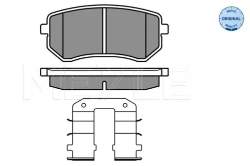 MEYLE Brake Pad Set, disc brake (025 242 7614/W)