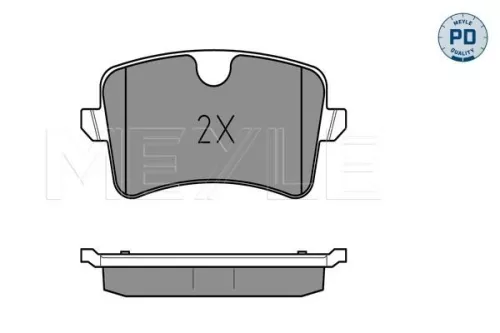 MEYLE Brake Pad Set, disc brake (025 246 0617/PD)