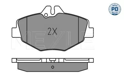 MEYLE Brake Pad Set, disc brake (025 237 4320-1/PD)