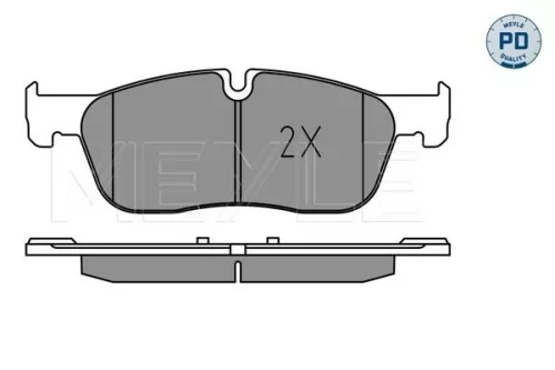 MEYLE Brake Pad Set, disc brake (025 221 4519/PD)