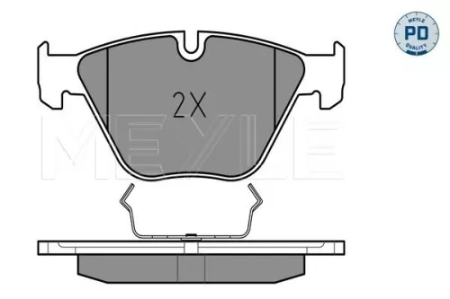 MEYLE Brake Pad Set, disc brake (025 233 4720/PD)