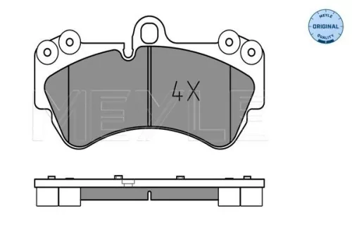 MEYLE Brake Pad Set, disc brake (025 236 9217)