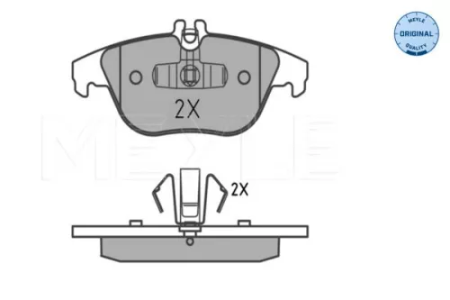 MEYLE Brake Pad Set, disc brake (025 242 5418)