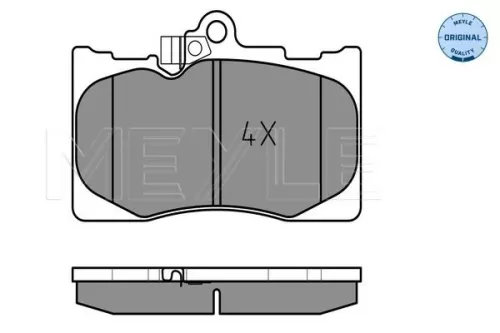 MEYLE Brake Pad Set, disc brake (025 203 2517/W)