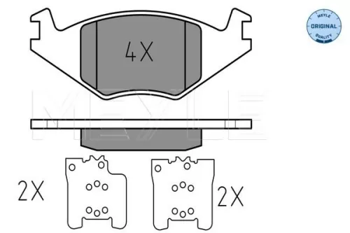 MEYLE Brake Pad Set, disc brake (025 208 8917)